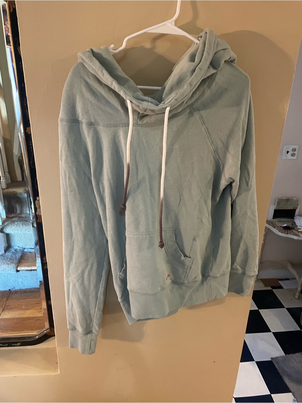 Peace love world Light Sage Pullover Hoodie peace sweatshirt